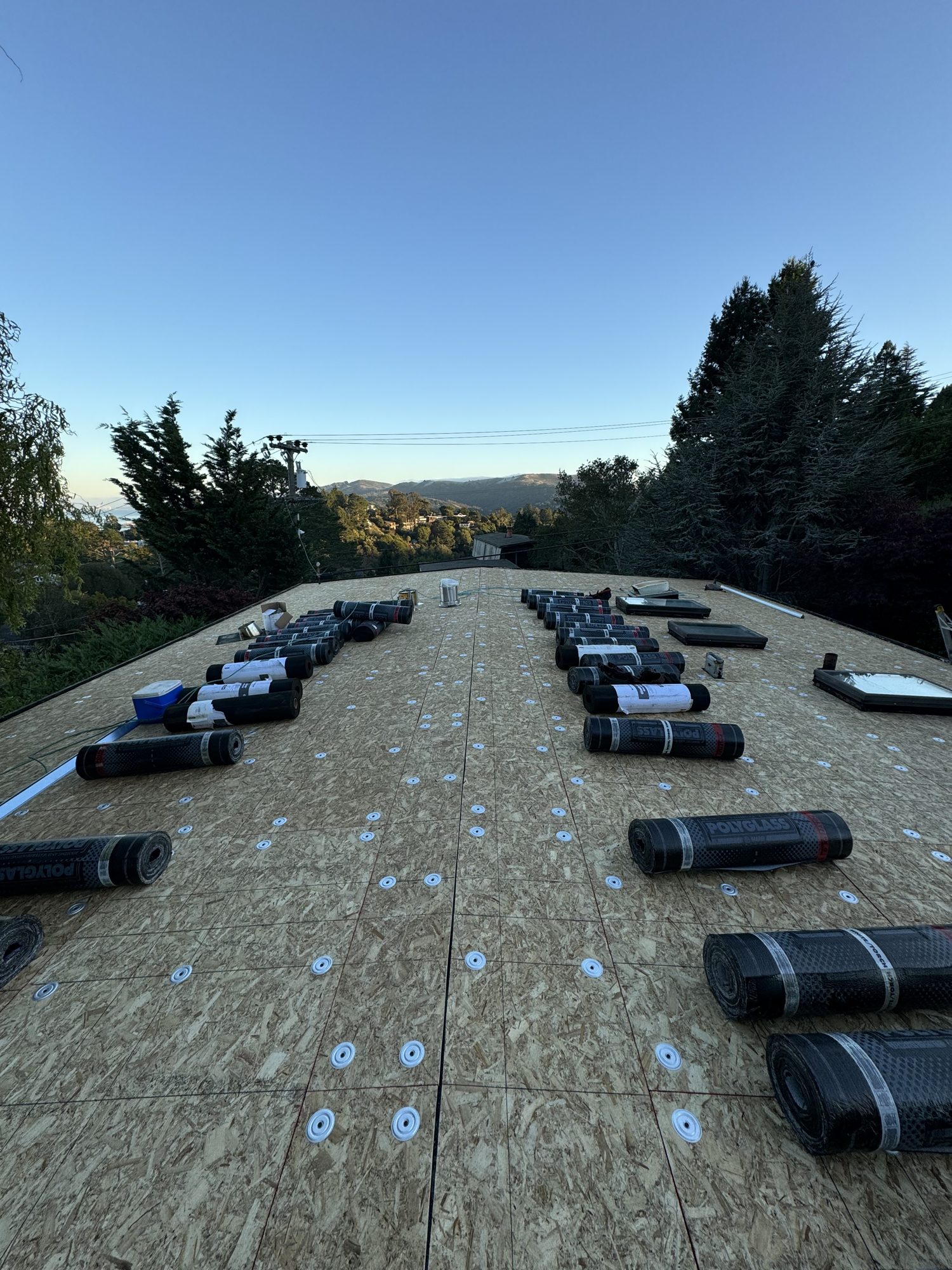 Flat Roof Torch-Down — Moon Roofing project photograph
